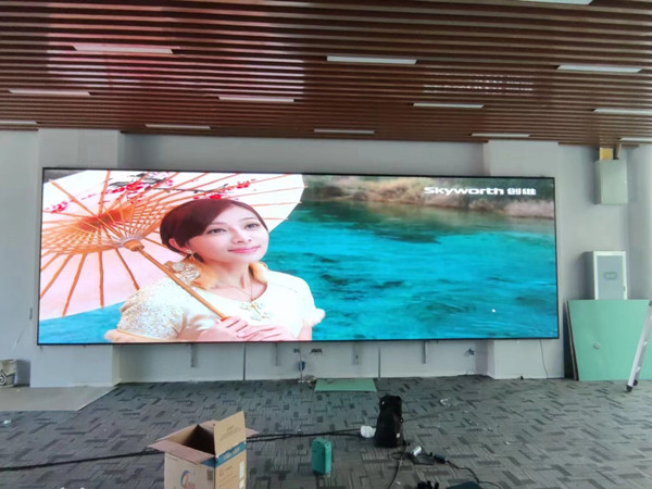 峨眉山P1.53led小间距屏安装案例